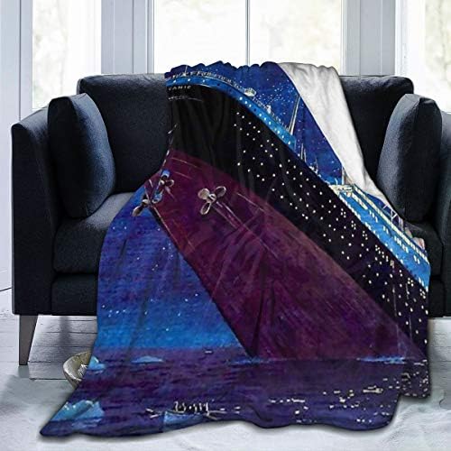 Zhung Ree Titanic Sinking 50x40 inch Throw Blanket Super Soft Fuzzy