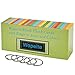 Wopeite Blank Flash Dispenser Box Cards with Rings in Assorted Colors 1000 Index Cards Single Hole Punched with 5 Rings,3.07 X 2.1 inches