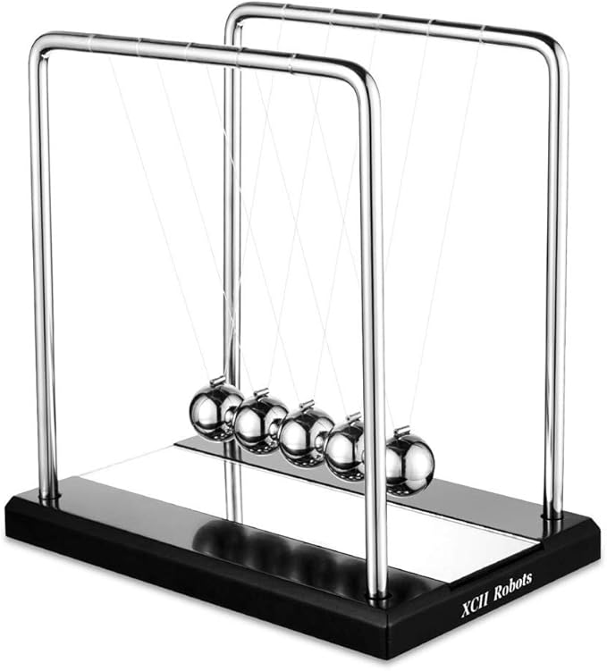GYJ Newton's Cradle Balance Balls Toys for Desk Science Newtons Adults Stress Relief