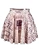 Womens Hogwarts School Digital Print Stretchy Flared Pleated Casual Mini Skirt,OS