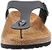 Birkenstock Women's Gizeh Cork Footbed Thong Sandal Black 40 M EU
