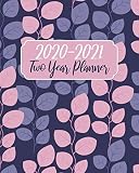 2020-2021 Two Year Planner: Purple Floral, 24 Months Planner Calendar January 2020 to December 2021 by Dora Blossom