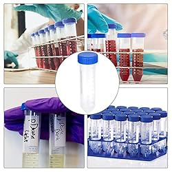 AKOLAFE 100 Pack 50ml Centrifuge Tubes, 50 ml