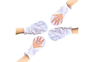 MIUPOO Hand Sun Protection Gloves for Women Loose Fit,UV Protector Breathable Comfortable Fingerless Gloves for Women Men.