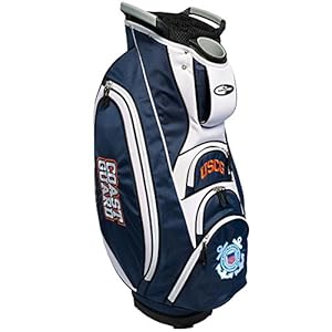 Team Golf Military Coast Guard Victory Golf Cart Bag, 10-Way Top with Integrated Dual Handle & External Putter Well…