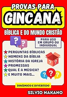 Livro Provas para Gincana Bíblica e do Mundo Cristão