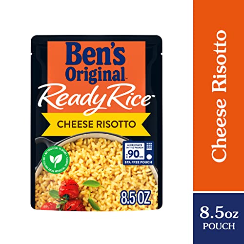 BEN'S ORIGINAL Ready Rice Cheese Risotto Flavored Rice, Easy Dinner