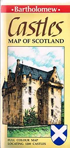 The Castles Map of Scotland by D.R. MacGregor (Map)