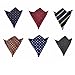 Hello Tie Men's Jacquard Pocket Squares Handkerchiefs 6pcs/lot Multicolor