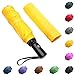 Fidus Inverted Reverse Sun&Rain Car Umbrella Large Windproof Travel UV Umbrella for Women Men - Auto Open Close(Yellow)