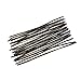 Set of 24 Pieces of Black Beeswax Strips 6 Inches