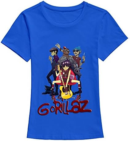 Gorillaz Customized Women's T Shirts RoyalBlue L By EAPIS