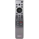 Dan's Originals RMF-TX910U Remote Control with Backlit Keys, Voice | Premium Metal Case, Compatible with Sony TVs (2023 &amp; 2024) - RMFTX910U