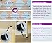 Goldcart 3202 Telescopic Garment Rack, Heavy Duty Design Movable DIY by Hand No Damage to Wall Ceiling Hanging Rail, 0.7-1.3 Meters Wide Adjustable, 120 Kilogram Loading, Reach Hook Included, White