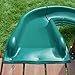 Swing-N-Slide NE 4678-1TB Side Winder Curved Plastic Swing Set Slide for 4' Deck Heights, Green