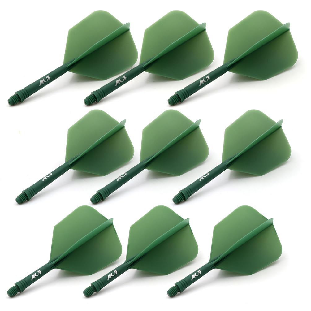 CUESOUL 3 Sets Integrated Dart Shaft and Flights,Dart Shaft Length 21mm/28mm/33mm
