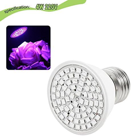 Plant Grow Light, E27 72 2835 Lamp Beads Plastic Cup plant grow lamp Fill Light For Indoor 220V 4W