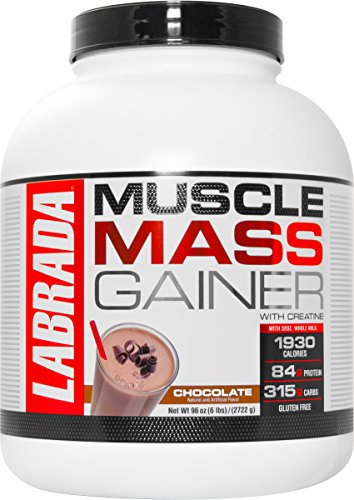 Labrada Nutrition Muscle Mass Gainer, Chocolate, 6 Pound