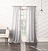 No. 918 16871 Tayla Crushed Texture Semi-Sheer Rod Pocket Curtain Panel, 50