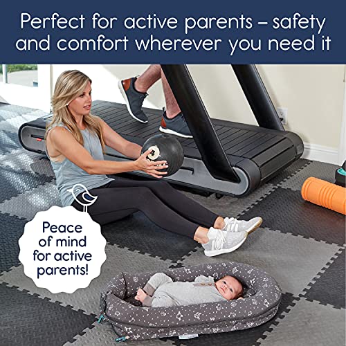 hiccapop Daydreamer Inflatable Portable Baby Lounger for Newborn Baby