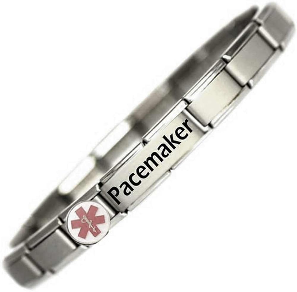 JSC Jewellery Pacemaker Medical ID Alert Bracelet One Size fits All