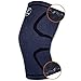 Recovery Knee Compression Sleeve Support for Running, Arthritis, Basketball, Crossfit, WOD, Meniscus Tear, ACL, Pain Relief, Injury, Women, Men, Kids - Non Slip Lightweight Athletic Brace (6XL Black)