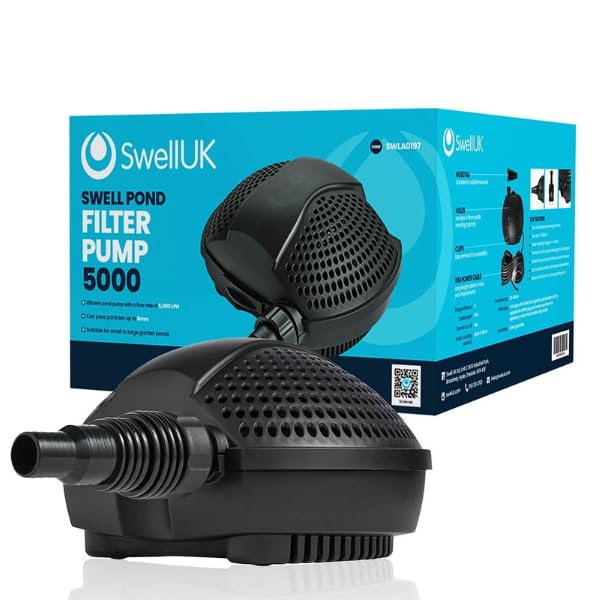Swell Filter Pumps 4,500LPH | Garden Pond Pump | Filter Pump | 3 Year Guarantee