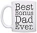 ThisWear Step Dad Best Stepdad Ever Stepfather 11oz Ceramic Coffee Mug with Handle