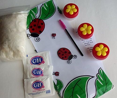 3 Hand Held Hummingbird Feeders, Nesting Material, &amp; Port Cleaning Brush