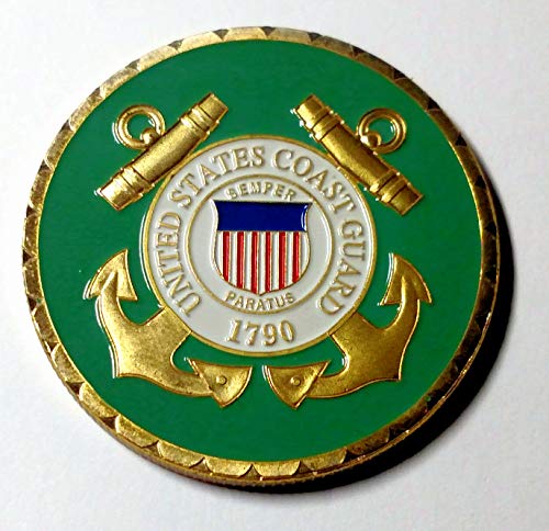 United States Coast Guard Colorized Challenge coin 64#