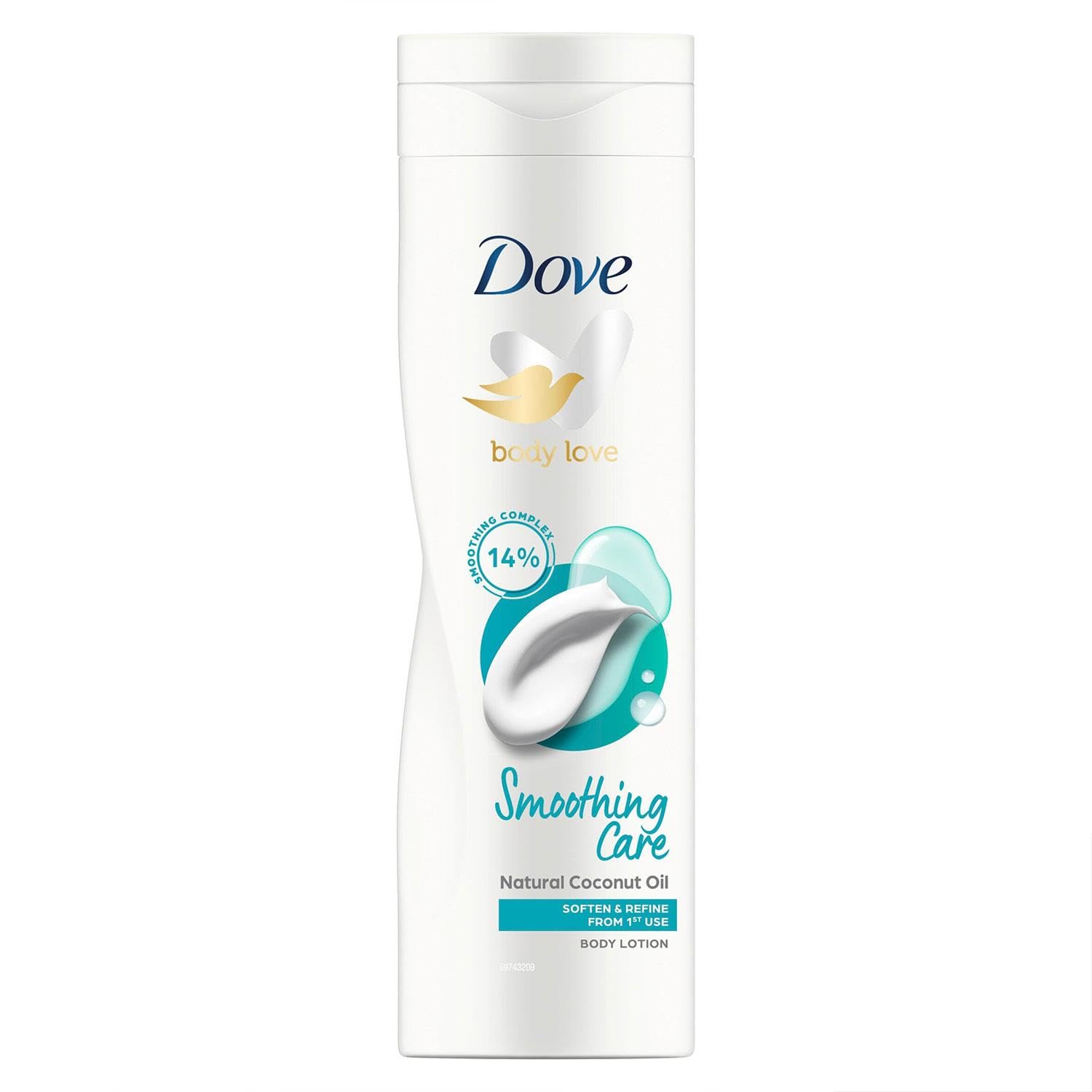 Dove Nourishing Body Lotion with Coconut Oil Soften & Refine, 250ml