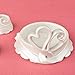FASHIONCRAFT Fashion Craft 2515 Heart Themed Unity Candle Set from, Cream