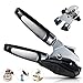 Manual Can Opener 3-in-1 Bottle Cap Lever Opener Hands Free Lids off Jar Opener With Stainless Steel Blade Easy Turn Knob and Ergonomic Handles Smooth Edge Tin Opener Kitchen Tool By H&HODOR