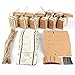 AerWo 50PCS Travel Themed Party Favor Boxes with 50pcs Tags, Vintage Kraft Mini Suitcase Candy Box Gift Boxes for Guests, Perfect Wedding Birthday Bridal Shower Thanksgiving Travel Party Supplies