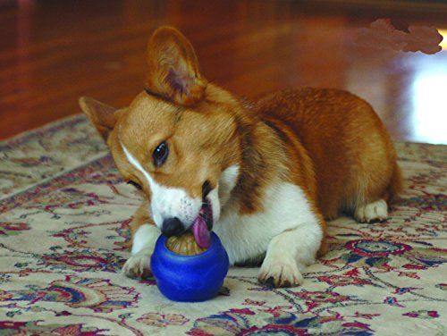 Starmark Everlasting Treat Ball Toy, Blue, Small