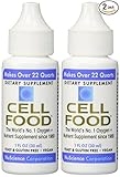 CellFood Liquid Minerals, Enzymes, Amino Acids, Electrolytes(1 fl.oz) (Pack of 2)