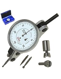Türlen dial indicador, graduación de 0.0005 pulgadas, rango de 0.060 pulgadas, cabezal de 1.5 pulgadas