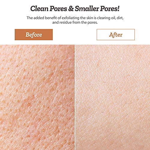 Faraone4w Spazzola per il corpo con setole naturali esfolianti per il massaggio