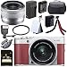 Fujifilm X-A5 Mirrorless Digital Camera with 15-45mm Lens (Pink) + 32GB SDHC Card + 52mm UV Filter + NP-W126 Lithium Ion Battery + External Rapid Charger Bundlethumb 2
