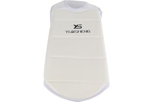 Karate Chest Guard, Unisex Highly Elastic Taekwondo Chest Guard Boxing Breast Protector Vest for Adult Child