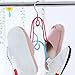 Aligle Multi-Function Stainless Steel Heavy-duty DryingRack Hanger Airer Hanging Shoe Rack Antiskid Shoe Drying Rack Creative Shoes Hanging Sun Scarf Hook, Sock Rack 3 Pack