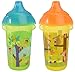 Munchkin Click Lock Sippy Cup, Giraffe/Forest, 9 Ounce, 2 Count