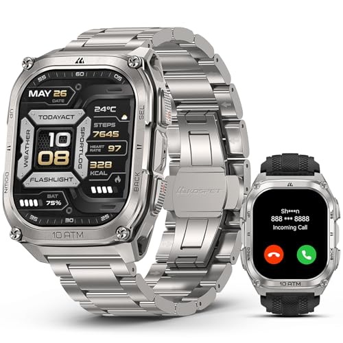 KOSPET Tank M4 Special Edition Outdoor Smartwatch Herren,Dualband-GPS