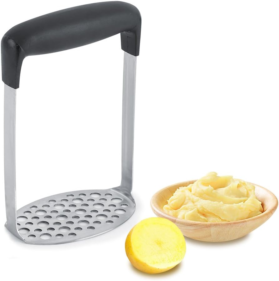 Stainless Steel Potato Masher, Potato Ricer Masher Sweet Potato Press Fruit Vegetable Tools