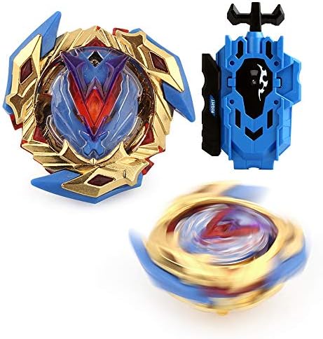 New Evolution Golden Version Burst Booster B-104 Starter Winning Valkyrie.12.VI Top with Burst B-88 Bey Launcher LR (Left & Right Turning)