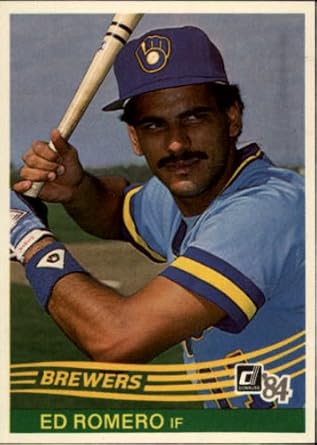 Amazon.com: 1984 Donruss Baseball Card #89 Ed Romero Mint: Collectibles & Fine Art