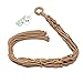 Mkono Colorful Macrame Plant Hanger Indoor Outdoor Hanging Planter Basket Cotton Rope 4 Legs 40 Inch-Brown