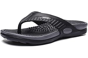 DSLED Massage Flip Flops for Men & Women, Acupressure Sandals Massage Slippers, Relief Plantar Fasciitis Heel Arch Arthritis Pain