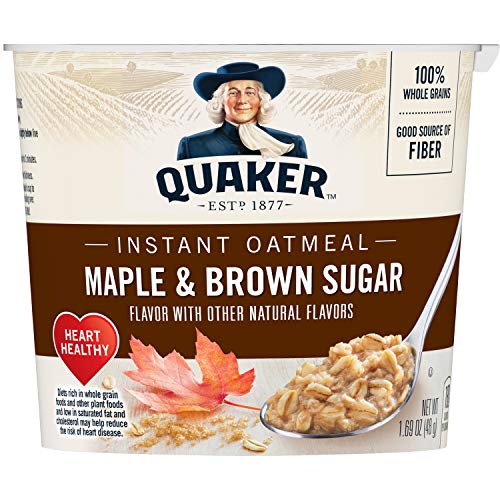QUAKER INSTANT OATMEAL EXPRESS, MAPLE BROWN SUGAR, 1.69 OZ
