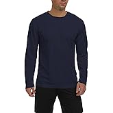 Men's Long Sleeve Sun Shirt Lightweight Workout UV Protection Quick Dry Hiking Tee Shirts Cycling Fishing Athletic Tops
